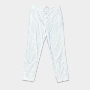 CLOSED Pants Size 25 Cream Color Cuffed Hem Pre-Owned